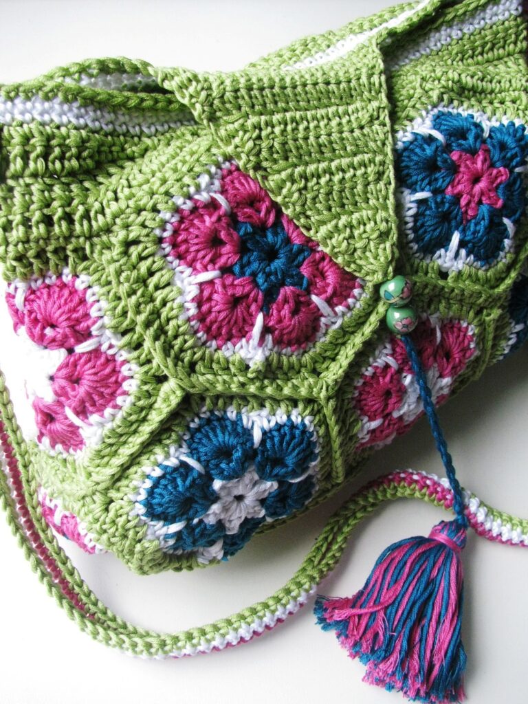 African flower bag